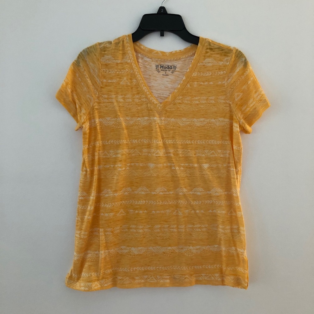 Women’s size small yellow Mudd T-shirt